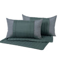 Kit Peseira de Cama Copacabana 5 Peças Queen 100% Poliéster Micropercal 300 Fios Acompanha Almofadas Cheias