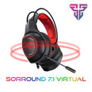 Headset Gamer Sniper 7.1 USB Iluminação RGB Fantech HG16
