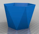 1 Kit com 3 Vasos de flores de Geometria