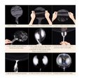 50 Unidades Balão Bubble 18 Polegadas 45cm Transparente