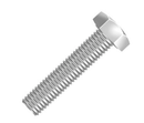 50 peças Parafuso Sextavado Inox 304 MA M5 5.0x40mm 5,0x40