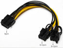 Kit 10 Cabo Y Pci Express Splitter 8 Pinos GPU Mineração
