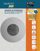 Sensor De Presença De Teto 360 Xcontrol Bivolt Lest4000(xc) Exatron