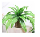 3x Samambaia Artificial Plantas Casa parede Folhagem 50x35cm