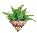 Samambaia Artificial Plantas Casa parede Folhagem 50 x 35 cm