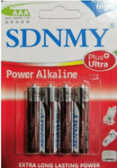 4 Pilhas Alkaline AAA/AA No Blister Ideal Para Vários Aparelhos