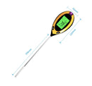 4-em-1 Teste De Solo Ph Umidade Medidor De Temperatura Luz T