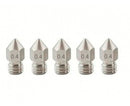 5x Bico Nozzle Bico Aço Inox 3d Mk8 Creality Cr-10 Ender 3