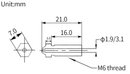 Bico Nozzle Aço Inox 0,4 0,5 0,6 0,8 1,0 mm Mk8 E3d Volcano
