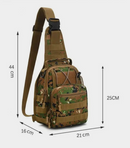 Bolsa De Ombro Triangular Militar Camping Mochila