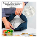 Bolsa Térmica Marmita Lancheira Feminina Masculina Lunch Bag