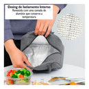 Bolsa Térmica Marmita Lancheira Feminina Masculina Lunch Bag