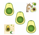 Brinquedo Interativo De Gato Bola Catnip Abacate Com Adesivo