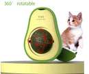 Brinquedo Interativo De Gato Bola Catnip Abacate Com Adesivo