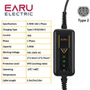 Carregador Bivolt Portátil P/ Carro Elétrico Tipo 2 3.5kw16A