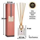 difusores de varetas de ambientes via aroma 100ml