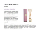 difusores de varetas de ambientes via aroma 100ml