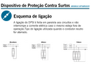 Dispositivo de Proteção contra Surtos - SLIM BIVOLT - 20 KA