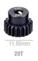 Engrenagem 48P T13 T15 T17 T19 T20 motor do pinhão 1/10 RC