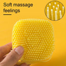 Esponja De Silicone P/ Banho Massageador Dispenser Shampoo