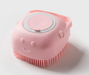 Esponja De Silicone P/ Banho Massageador Dispenser Shampoo