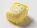 Esponja De Silicone P/ Banho Massageador Dispenser Shampoo