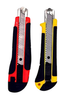 Estilete Profissional emborrachado 18mm Cutter Knife