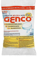 Tablete de Pastilha Multipla Ação 3x1 Genco T200 T-200