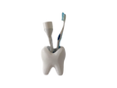 Kit 2x Porta Escova de dente em Formato De Dente Diversão