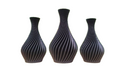 Kit 3x  Vasos De Plantas Artificiais Jarro Decoração Sala