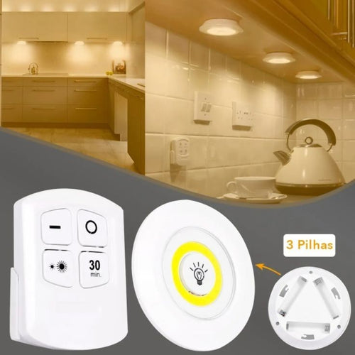 Kit com 3 Luminárias LED Spot
