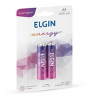 Pilha Recarregável Aa 2500mah Blister C/2 Elgin