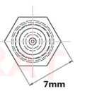 Kit 5 Un Bico V5 V6 M6 E3d Nozzle 1,75mm Impressora Inox