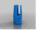 kit com 3 modelos de flash hider para M4 airsoft upgrade