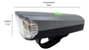 Kit Farol Bike Frontal + Pisca Traseiro Led Usb Recarregável