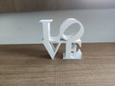 Letreiro Decorativo Love Decoração De Mesa 10cm De Altura