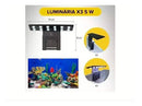 Luminária  X3 6w Modelo Preto Com Led Cor Branco