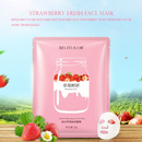 Máscara Facial Extrato De Morango Anti Acne CQJE BEOTUA