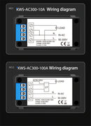 Medidor Elétrico Do Wattmeter Elétrico Com Função De Reset