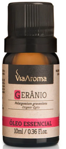 Óleo Essencial Gerânio 100% Natural Puro Via Aroma 10ml