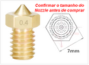 Pequena Chave 7-mm Retirar Bico Nozzle Impressora 3d