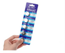 Pilha Bateria Lithium Moeda Cr2032 3v Cartela 5 Unidades