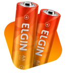 Pilhas Palito Aaa Elgin Zinco 1.5v Caixa Com 40 Peças Elgin
