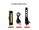 Pisca De Led Usb Recarregável Para Bike 100 Lumens