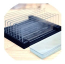 Porta Lâminas Microscópio Suporte Vidro Mesa Case
