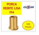 Rebite Com Rosca Interna M4 Porca Rebite Popnut Emb. C/ 500