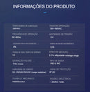 Relé proteção de tensão trilho din trifásico ajustável