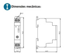 Relé Temporizador (Minuteria Multifunção) Bivolt DIN35