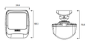 Sensor De Presença movimento Frontal Smart xcontrol Exatron