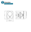 SENSOR PRESENCA TETO SMART X - CONTROL BIVOLT - EXATRON